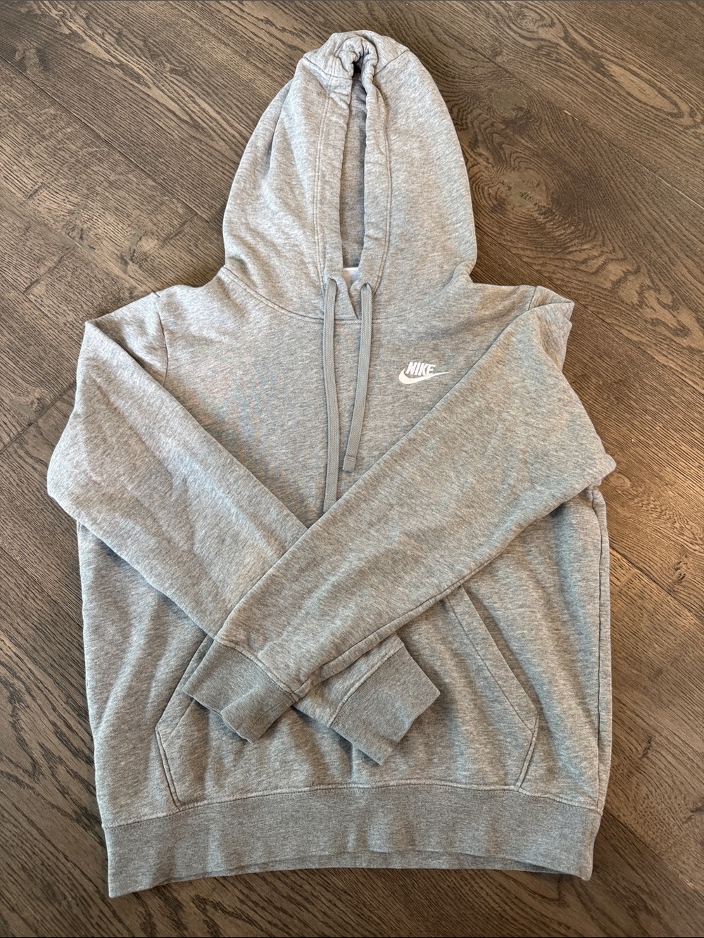 Nike Light Gray Crewneck Hoodie Sweatshirt